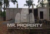Half build house and land for sale