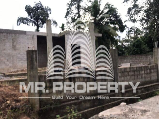 Half build house and land for sale