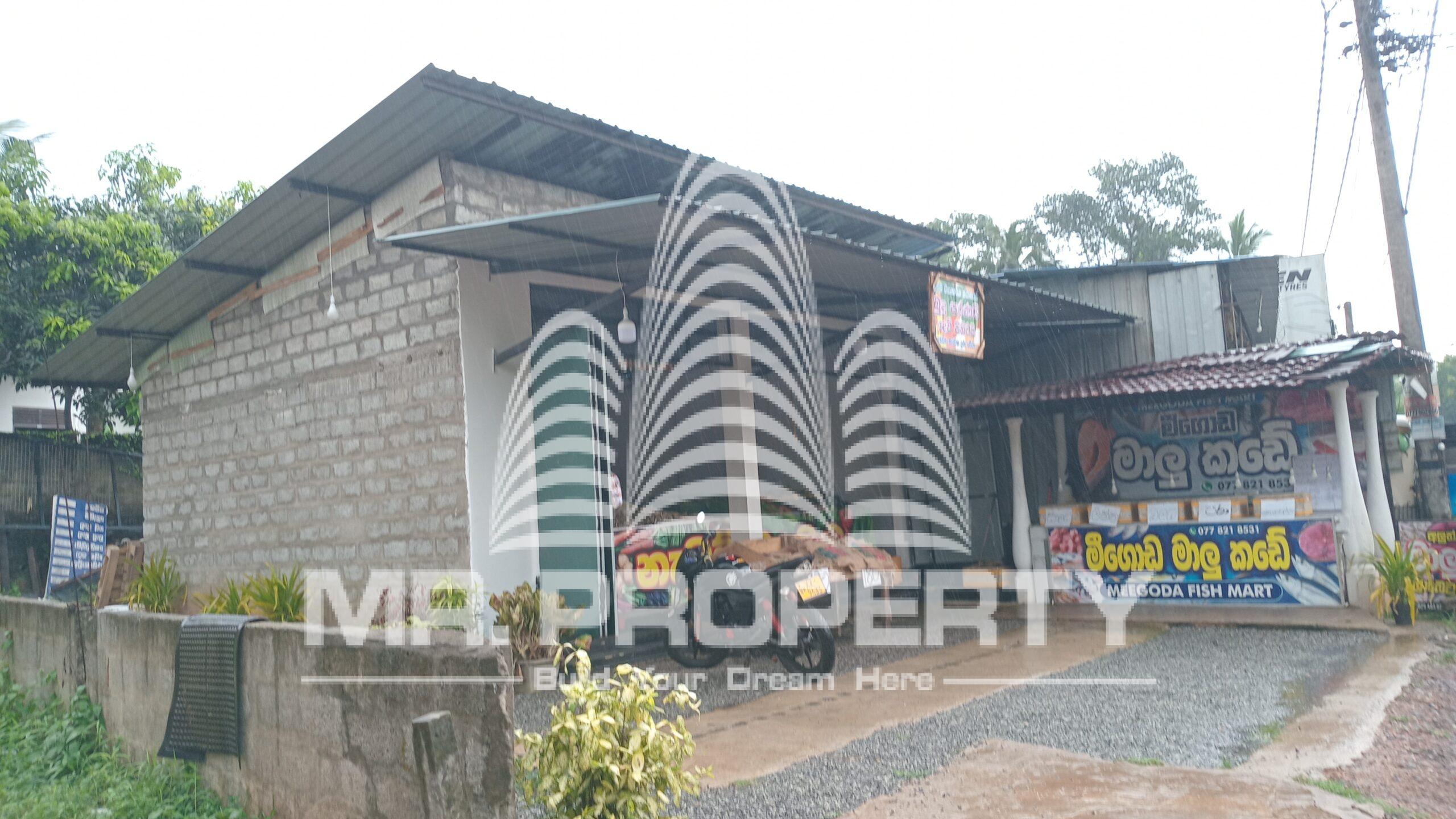Land for sale meegoda main road facing